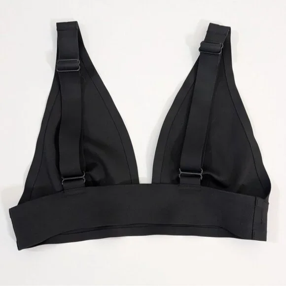 Intimately Free People Bralette Top Black Triangle Adjustable Womens Size Small - Picture 2 of 8